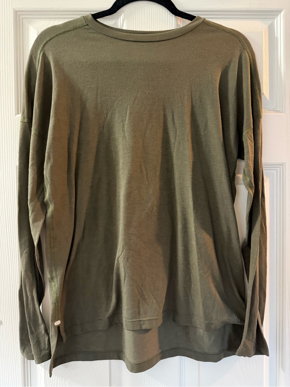 The North Face Olive Green Long-Sleeve Crew Top